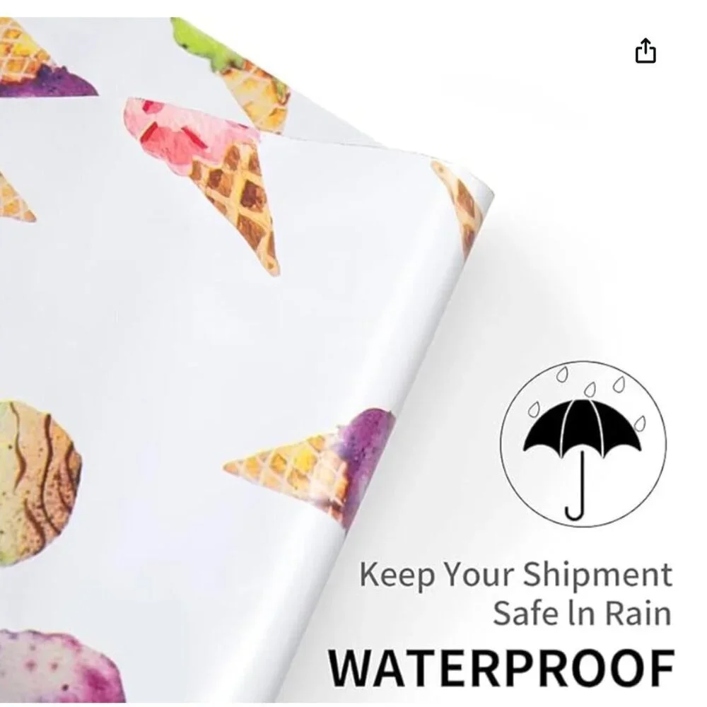 Ice Cream Poly Mailers - 10x13 - Lot of 25